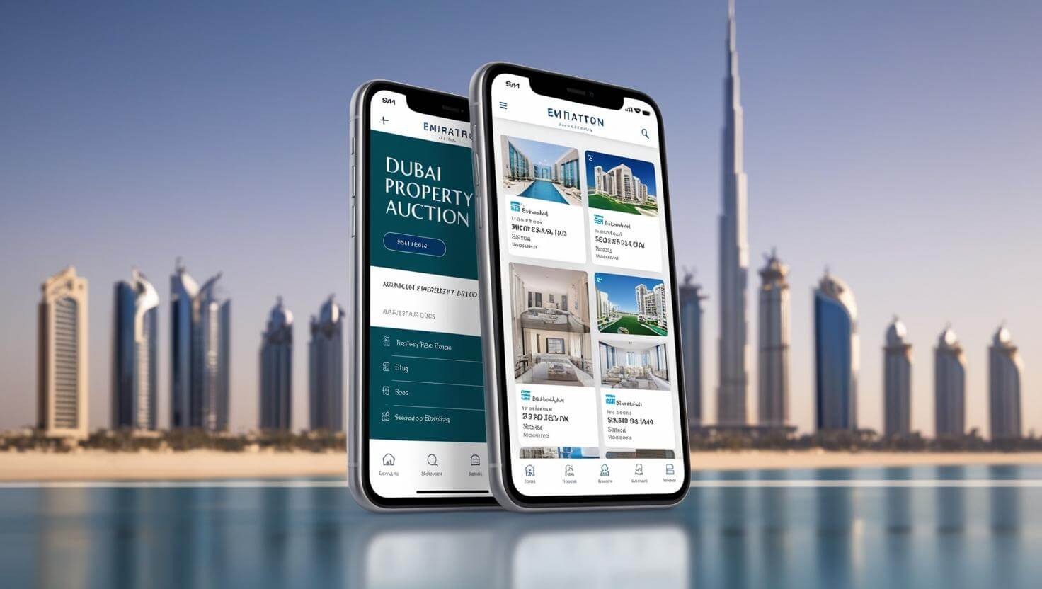 Dubai Based Property Auction App Development Mockup Created by Emiratron 1 Emiratron | Premium Digital Solutions for Web, Mobile, and Marketing Excellence in Dubai